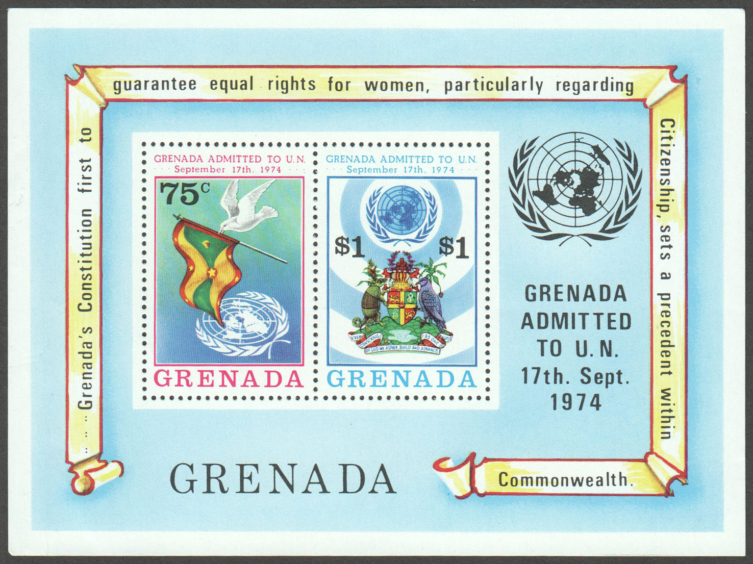 Grenada Scott 627 Mint S/S (A14-10) - Click Image to Close